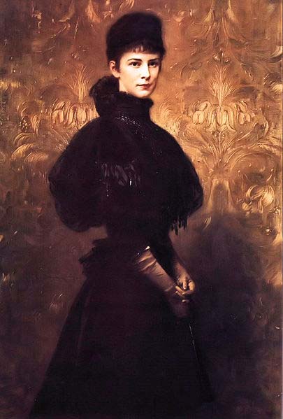 Gyula Benczur Portrait of Queen Elizabeth